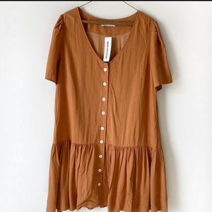 NWT urban outfitters orange dress
